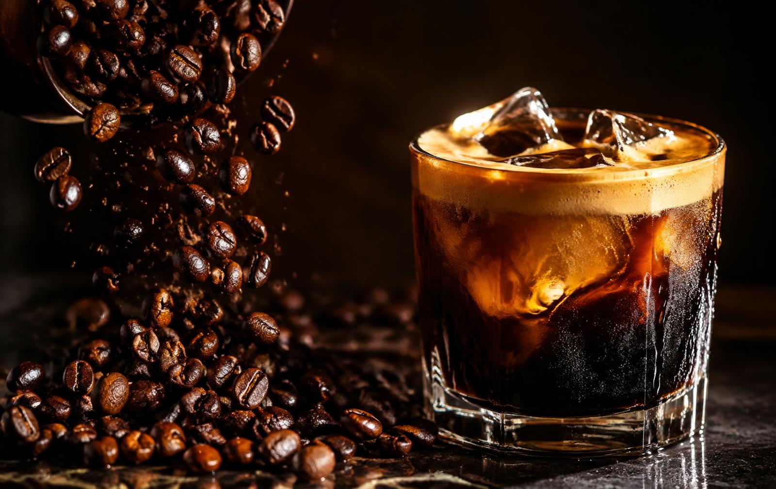 Ingredients and mood for Mocha Latte